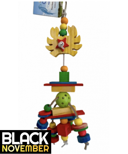 9 X Parrot Toy Pack - African Grey, Amazon, Eclectus, Cockatoo Etc - RRP £133.91 - Pack 4